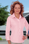 Ladies Easy Care Logo Dress Shirt 